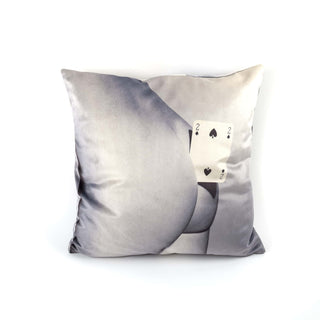 Cushion Two of spades SELETTI