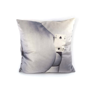 Cushion Two of spades SELETTI