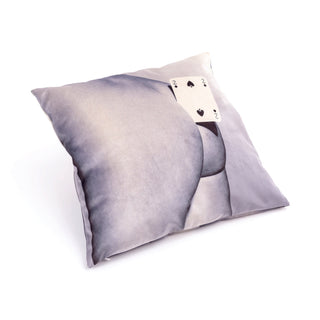 Cushion Two of spades SELETTI