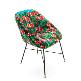 Padded Chair Roses SELETTI
