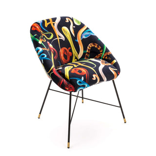 Padded Chair Snakes SELETTI