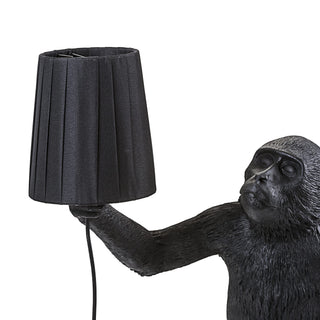 Monkey Lampshade Black SELETTI