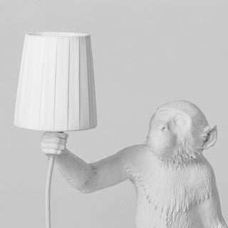 Monkey Lampshade White SELETTI