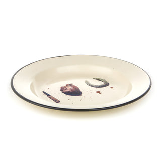 Enamel Plate I love u DEKOR