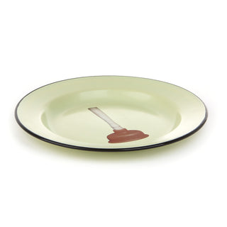 Enamel Plate Plunger DEKOR