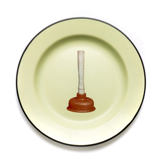 Enamel Plate Plunger DEKOR