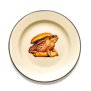 Enamel Plate Toad SELETTI