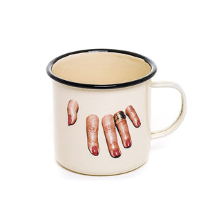 Enamel Mug Fingers DEKOR