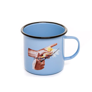 Enamel Mug Bird SELETTI