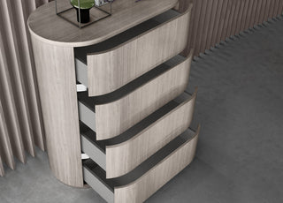 Waves Chest of Drawers Whiteline