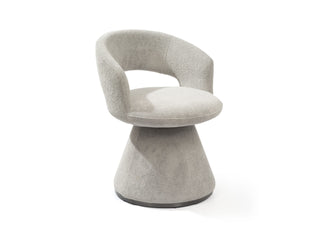 Portofino Swivel Dining Armchair Whiteline