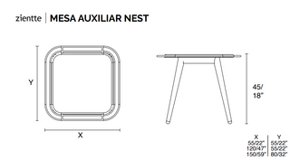 NEST Side table by Zientte - DEKOR