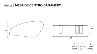 BANANERO Coffee table by Zientte - DEKOR