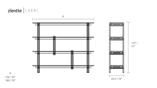 SER Bookshelf by Zientte - DEKOR