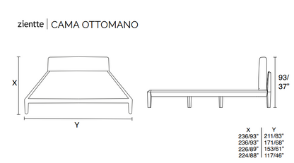 OTTOMANO Bed by Zientte