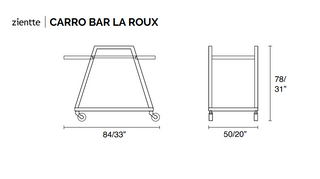 LA ROUX Bar cart by Zientte - DEKOR