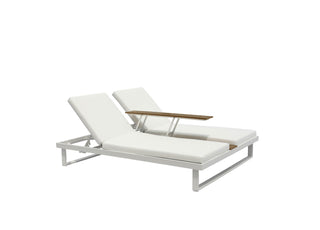 Sandy Outdoor Double Chaise Whiteline