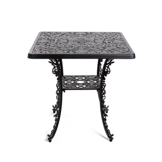 Industry Collection Aluminium Square Table Black DEKOR
