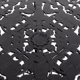 Industry Collection Aluminium Square Table Black DEKOR