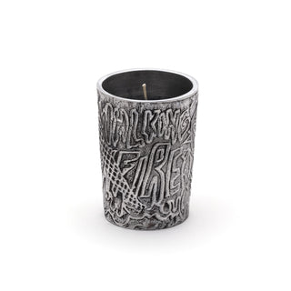 Metal Candle Walking on fire SELETTI