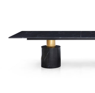 Geneva Dining Table Cylinder Whiteline