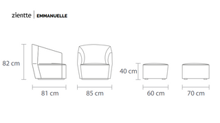 EMMANUELLE Armchair by Zientte - DEKOR