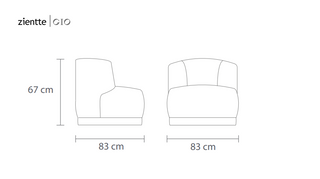 GIO Armchair by Zientte - DEKOR