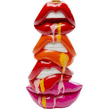 Candle Holder Lips 30cm KARE MIAMI