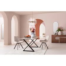 Swivel Chair Baron Cream KARE MIAMI