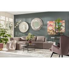 Corner Sofa Infinity Velvet Taupe Left KARE MIAMI