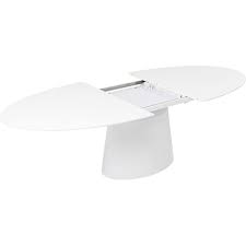 Extension Table Benvenuto White Matt 200(50)x110cm KARE MIAMI