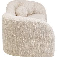 Sofa 2-Seater Livia Melange Cream 201cm KARE MIAMI