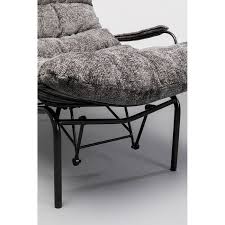 Armchair + Stool Vienna Swing Grey KARE MIAMI