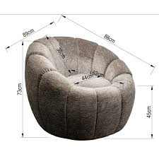 Swivel Armchair Fiori Grey KARE MIAMI