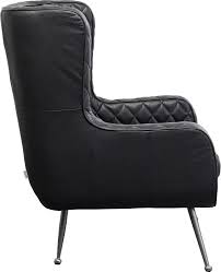Armchair Nonna Smart Leather Black KARE MIAMI