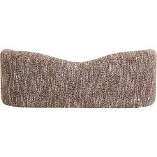 Sofa 2-Seater Livia Melange Brown 201cm KARE MIAMI