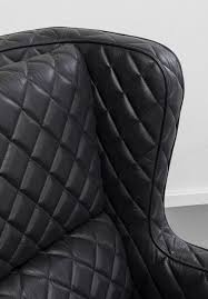 Armchair Nonna Smart Leather Black KARE MIAMI