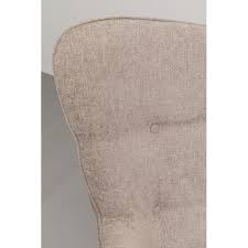 Armchair Black Vicky Light Brown KARE MIAMI