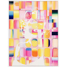 Canvas Picture Diva Pixel 120x90cm KARE MIAMI