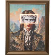 Framed Picture LED Art Gentleman 80x100cm KARE MIAMI