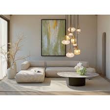 Corner Sofa Bow Left Cream KARE MIAMI