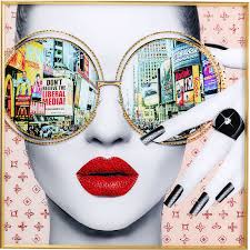 Framed Picture Times Square View 80x80cm KARE MIAMI