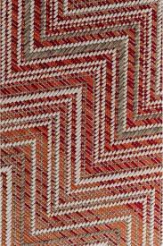 Outdoor Carpet Zigzag Red 230x330cm KARE MIAMI