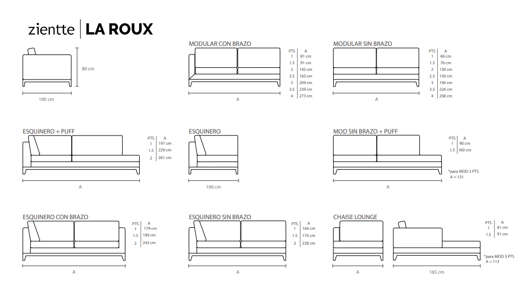 LA ROUX Modular by Zientte