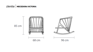 VICTORIA Rocking chair by Zientte - DEKOR