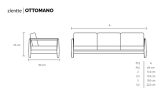 OTTOMANO Sofa by Zientte - DEKOR