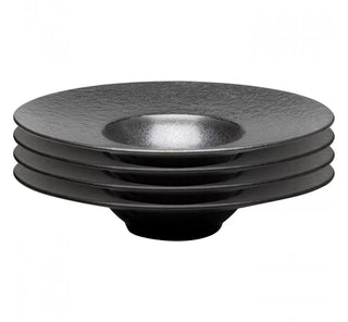 Plate Deep Cosmos Black Ø27cm KARE MIAMI