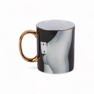 Porcelain Mug Two of Spades SELETTI