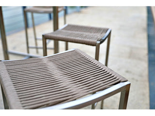 Stone Outdoor Backless Barstool Whiteline