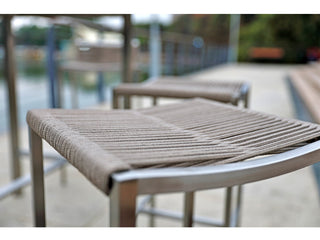 Stone Outdoor Backless Barstool Whiteline